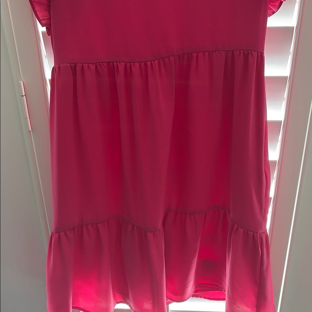 Pink Ruffled Dress - Picture 3 of 4